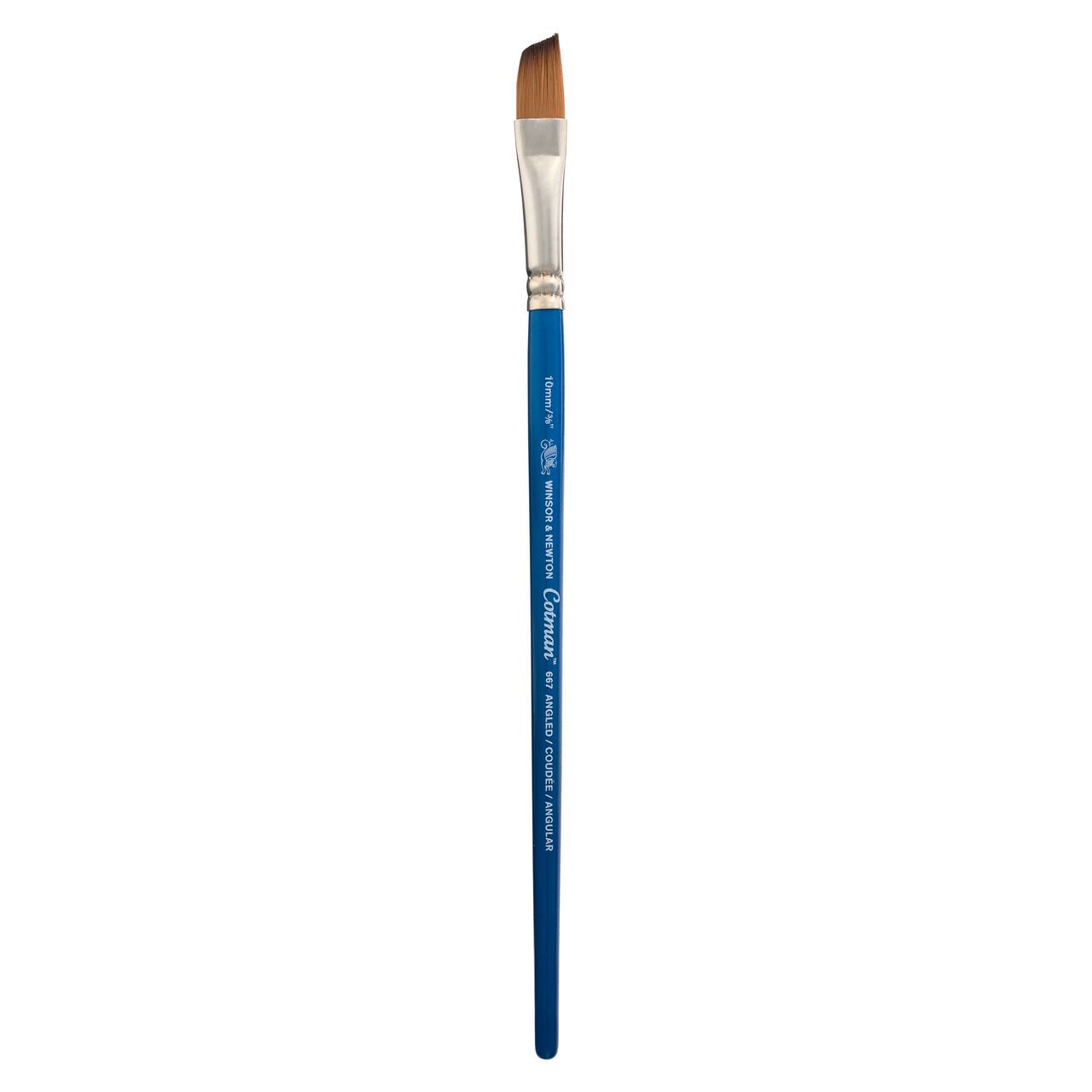 12 Pack: Cotman Watercolour™ Short Handle Angle Brush